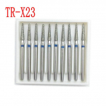 Eriti pikad hambaravi teemanthambad FG 1,6 mm vars kiirete k&auml;siinstrumentide hammustuste jaoks Hambaarsti t&ouml;&ouml;riistad 10 tk/pakk TR-X23