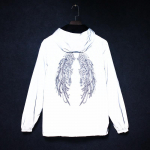 Meeste helkurjakk Kerged kapuutsid Naiste jakid Hip Hop Veekindel Tuulejope kapuutsiga T&auml;navar&otilde;ivaste T&otilde;mblukuga jope S