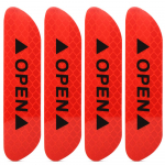 Fluorestseeruvad auto helkurribad Hoiatuskleebised Opel Astra HGJ Corsa DCB Insignia Zafira B Vectra CB jaoks punane