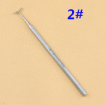 Hambaravi h&otilde;beamalgaami t&auml;idisinstrument kahe otsaga vaigutrimmeriga t&auml;iteaine lihvimine