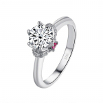 BagueRingen Real S925 Sterling h&otilde;bes&otilde;rmused naiste 1 kat D-COLOR moissanite teemants&otilde;rmus pulmakihluseks Luksuslikud ehted 5 valge