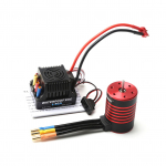 GTSKYTENRC 3650 harjadeta mootor 3100KV veekindel mootor 60A ESC T pistik 1/10 RC autoveokile 3600KV