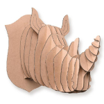 Les Tr&eacute;sors De Lily [A2710] - 3D papist kujuke  Ninasarvik  - lauad 30x30 cm pruun