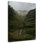 L&otilde;uenditr&uuml;kk Mountain Mist River Nature 40x60 roheline