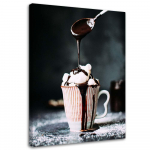L&otilde;uendiprint Coffee Chocolate 40x60 pruun