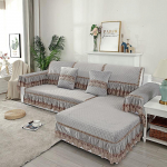 Kerge Luksus Diivanikatted Elutoa Diivanile Diivanir&auml;tik Universaalne L-kujuline Diivanikate Euroopa stiilis Libisemiskindel Diivanikate &Uuml;mbris 90*210cm