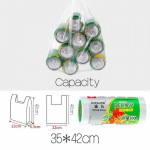 100 tk. 3 suuruses k&auml;epidemega toidu hoiukotid Hoia v&auml;rskena l&auml;bipaistev rull V&auml;rskelt s&auml;iliv vaakumtoidu s&auml;&auml;stukoti kilekotid 35*42-100PCS