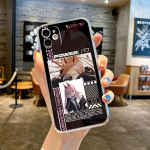 Silikoonist telefoni&uuml;mbris Iphone 13 Pro 8 X Xs 14 Plus Xr 12 Mini Se 7 6s 11 Pro Max 14 Pro Shell mootorsae mees Jaapani Anime kate iPhone 7Plus(8Plus)