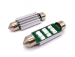 6tk LED pirn SV8.5 12-24V CANBUS 42mm sinine