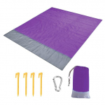 Rannar&auml;tikud Matid Liivavaba Rannavastane Liiva Rannakekk Liiga suur tasku Piknik 4 Ankruga Tuule Ennetamine Veekindel 200cm x 210cm
