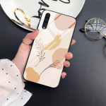 Abstract Line Design Case Samsung Galaxy A52 A70 A71 A73 A53 A13 5g A03 A72 A22 A21s A03 Core A42 karastatud klaasist kate For Samsung A02