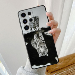 Naljakas armas Cat Line &uuml;mbris Samsung Galaxy S20 S21 S22 Note 20 Ultra 10 Plus 8 9 S23 5g S21 Plus must pehme Funda Capa &uuml;mbris Samsung Note 20