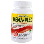Vitamiini-mineraalide kompleks rauaga, Hema-Plexi n&auml;rimismaterjal, Nature's Plus 60 tab marjasegu (36375015) 60tab Berry mix