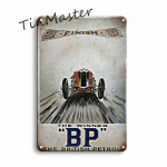 Esso Trojan Amoco Hyvis Mootori&otilde;lid Metallist plekkm&auml;rk Vintage mootori&otilde;li plakat Garaažipood Kodukaunistus Metallikunsti seinakleebised 20x30cm