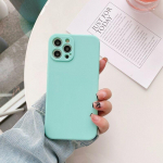 Luksuslik kandiline vedel silikoonist telefoni&uuml;mbris iPhone 14 13 12 11 Pro Max Mini XS X XR 7 8 Plus SE 2 &otilde;hukese pehme kaanega kommi&uuml;mbrisele For iPhone 13 tumesinine v&auml;rv