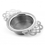 Teelehe infuser 11*6,5*2cm 1tk rippuv topeltk&otilde;rvad v&uuml;rtsitilgakauss h&otilde;be