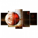 HD Print 5tk maal eksoplaneet planeet kosmos t&auml;hed universum Maali l&otilde;uend prindi plakat pilt l&otilde;uend 20x35cm*2 20x45cm*2 20x55cm*1