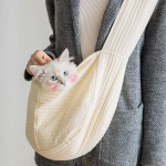 Pehmed lemmikloomakandjad Disain Kaasaskantav hingav kott Kasside koerte kandekotid V&auml;ljamineva reisi lemmikloomade k&auml;ekott S valge