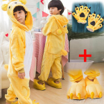 Multifilm Penguin Red Dragon Pidžaamad, pikkade varrukatega Laste soojad magamisriided Jumpsuits Loomakost&uuml;&uuml;mid Peo kigurumi Mood Koduriided 8T