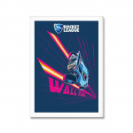 Rocket League M&auml;ng Plakatitoa sisustus Videom&auml;ng Neoonautoprindid Seinakunst Moodne poistetuba Elutuba Kodukaunistus L&otilde;uendimaal 40X50cm No Frame