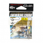Gamakatsu Jig Head Ujuv Cobra Jig Head 2,5 grammi, suurus 5 (9359)