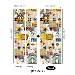 L&auml;his-Ida uksekleebis Isekleepuv tapeet 3D DIY Renoveerimine Veekindel plakat Magamistuba 77X200cm