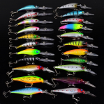 22 tk Mino Road Ya Bait Set 3 mudelit 22 v&auml;rvi kalap&uuml;&uuml;gis&ouml;&ouml;t DWMI022 mitmev&auml;rviline