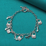 925 h&otilde;bedane k&otilde;rge kontsaga kott K&auml;ev&otilde;ru Naistele Moe v&otilde;lu Ehted 20cm