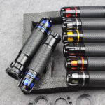 Universal 7/8'' 22MM Motorcycle CNC handle bar grips Motorbike handlebar grips&end 6 Colors Available for honda yamaha