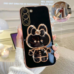 Peegelkattega silikoonist telefonihoidja &uuml;mbris Samsung Galaxy A34 A54 5G A21S A20S A10 A10S A11 A12 A13 A14 A70 A23 A01 A02 A03 A04 p&otilde;rutuskindel kate A21s must