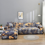 Prinditud nurgadiivanikatted elutuppa elastne spandex diivanikate, veniv kattekiht, L-kujuline diivan, vaja osta 2tk diivanikatet Medium(145-185cm)1pc