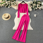 Prantsuse lihtsas stiilis kootud &uuml;hev&auml;rviline moodne &uuml;likond naiste s&uuml;gistalvised &uuml;laosad + drapeeritud mikrolahendatavad p&uuml;ksid 2 Kaheosaline &uuml;likond One Size must