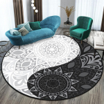 Tai Chi Bagua diagramm Ringikujuline vaibamatt V&auml;ikesed vaibad magamistuppa Pesuruumi p&otilde;randamatt Kohandatav ala matt Lemmiklooma matt 60cm x 90cm