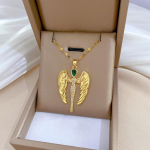 Angel Light Luksuslik Temperament Imeilus t&auml;is Teemantkaelakee Naiste V&otilde;rgustik Punane Mitmek&uuml;lgne Kraekett Titaanist Teraskett