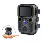 Mini Trail Game Camera Night Vision 1080p 12mp veekindel jahikaamera v&auml;litingimustes metsik Po-l&otilde;ksud Ir-LED-dega, mille ulatus kuni 65 jalga MINI 301