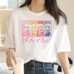 Bocchi the Rock T-s&auml;rk Naiste Anime T-s&auml;rgid Naiste Harajuku Manga Naljakad riided XXL