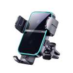 15w kahe m&auml;hisega autotelefoni hoidik Automaatne kiire juhtmevaba laadija telefonihoidja autokinnitus iPhone'i kokkupandava Galaxy jaoks Air Out