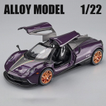 1/22 Scale Huayra Dinastia Supercar Diecast automudeli m&auml;nguasi, tagasit&otilde;mmatav s&otilde;iduk heli ja valgusega lastele v&auml;ikelastele poistele t&uuml;drukutele m&otilde;eldud kingituste kollektsioon 1/22-20x9.8x5cm