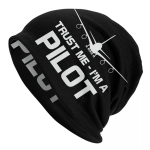 Uskuge mind, ma olen piloot Bonett M&uuml;ts Kootud m&uuml;tsid Hip Hop Lennuk Lennuk Lennundus Soe Talvine Pealuu M&uuml;tsid M&uuml;tsid Unisex One Size