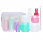 Kaasaskantav ilukomplekt Travel Dispenser Face Cream Box Meigipudel S&auml;ilituskomplekt Naiste puhkusekingitus