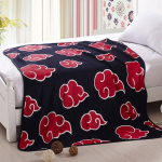 Naruto Xiao Red Cloud korallifliisist tekk Pehme soe plush vaip madrats magamisr&auml;tik punane