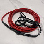 Toru k&uuml;ttekaabel Sisseehitatud termostaat 220 V pistik veetoru k&uuml;lmumisvastane komplekt 0&deg;C sees Energias&auml;&auml;stlik 15&deg;C v&auml;lja l&uuml;litatud automaatse l&uuml;litiga k&uuml;ttekaabel 2m