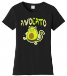 Naljakad Avocato Cat Avokaado Avogato Humor College Tee Unisex T-s&auml;rgid S