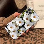 Daisy Flowers Plants telefoni&uuml;mbris iPhone'ile Samsung Galaxy Redmi Xiaomi Oppo OnePlus Note SA 7 8 9 10 11 12 13 14 20 21 22 23 53 54 Pro Max Plus Ultra iPhone 6 or 6S