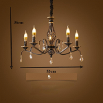 Raudkunst k&uuml;&uuml;nal-l&uuml;hter, maaelu elutuba magamistuba s&ouml;&ouml;gituba minimalistliku kunsti retro valgustid 5 headlights