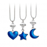 Kaasaskantav kaelakee Peen l&auml;ikiv Star Moon disain