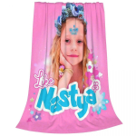 Armsad nagu Nastya tekid korallifliisist pl&uuml;&uuml;sist suvekonditsioneer Kawaii multifilmi tekk diivanile auto voodipesu jaoks 75x100cm 30x40inch