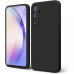 P&auml;ris vedel silikoon&uuml;mbris Samsung Galaxy A05 A05S A15 4G 5G S24 S24+ S24 Ultra luksuslik p&otilde;rutuskindel kate Samsung Galaxy A25 A35 A55 tarvikule Samsung M34 must