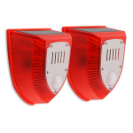 PIR-liikumisanduriga h&auml;irevalgustiga p&auml;ikesevalgus Ajastatud inimkeha induktsioon infrapuna h&auml;irevalgusti 2Pcs punane