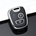 2 nupuga TPU autov&otilde;tme &uuml;mbris Citroen C1 C2 C3 C4 XSARA jaoks Toyota AYGO jaoks Peugeot 106 107 206 207 307 Shell Fobi hoidiku jaoks